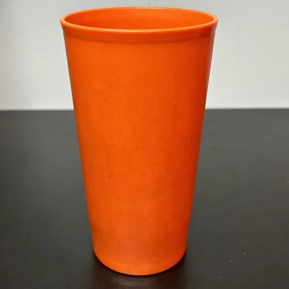 Vintage Tupperware Tumblers Cups 873 - 12 oz. Harvest Colors Set of 5 Stackable - Picture 11 of 14